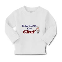 Baby Clothes Daddy's Little Sous Chef Cooking Dad Father's Day Cotton - Cute Rascals