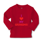 Baby Clothes I Heart My Grandma Love Grandmother Grandma Boy & Girl Clothes - Cute Rascals