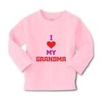 Baby Clothes I Heart My Grandma Love Grandmother Grandma Boy & Girl Clothes - Cute Rascals