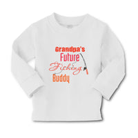 Baby Clothes Grandpa's Future Fishing Buddy Grandpa Grandfather Cotton - Cute Rascals