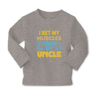 Baby Clothes I Get My Muscles from My Uncle A Family & Friends Uncle Cotton - Cute Rascals