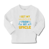 Baby Clothes I Get My Muscles from My Uncle A Family & Friends Uncle Cotton - Cute Rascals