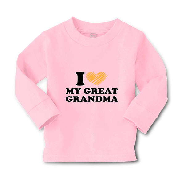 Baby Clothes I Love My Great Grandma Grandparents A Boy & Girl Clothes Cotton - Cute Rascals