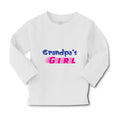 Baby Clothes Grandpa's Girl Grandpa Grandfather Boy & Girl Clothes Cotton