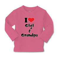 Baby Clothes I Love My Gigi and Grandpa Grandparents Boy & Girl Clothes Cotton - Cute Rascals