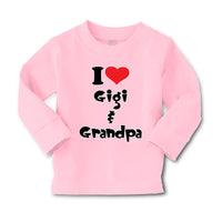 Baby Clothes I Love My Gigi and Grandpa Grandparents Boy & Girl Clothes Cotton - Cute Rascals