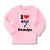 Baby Clothes I Love My Gigi and Grandpa Grandparents Boy & Girl Clothes Cotton - Cute Rascals