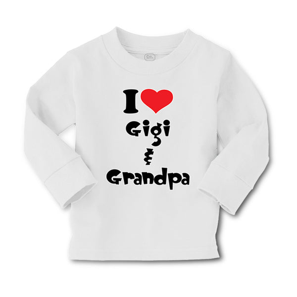 Baby Clothes I Love My Gigi and Grandpa Grandparents Boy & Girl Clothes Cotton - Cute Rascals