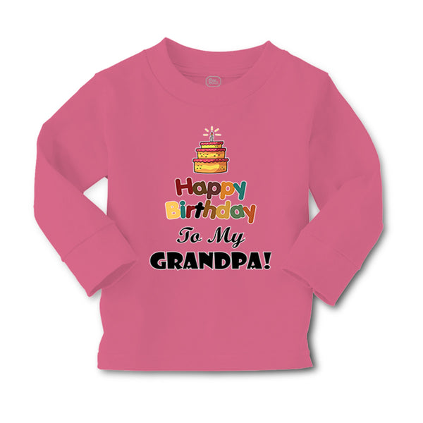 Baby Clothes Happy Birthday to My Grandpa Grandfather Boy & Girl Clothes Cotton - Cute Rascals