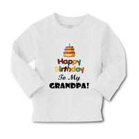 Baby Clothes Happy Birthday to My Grandpa Grandfather Boy & Girl Clothes Cotton - Cute Rascals