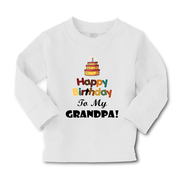 Baby Clothes Happy Birthday to My Grandpa Grandfather Boy & Girl Clothes Cotton - Cute Rascals