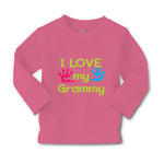 Baby Clothes I Love My Grammy Grandmother Grandma B Boy & Girl Clothes Cotton - Cute Rascals