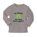 Baby Clothes I'M Proof My Dad Got Lucky Dad Father's Day Boy & Girl Clothes - Cute Rascals