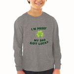 Baby Clothes I'M Proof My Dad Got Lucky Dad Father's Day Boy & Girl Clothes - Cute Rascals