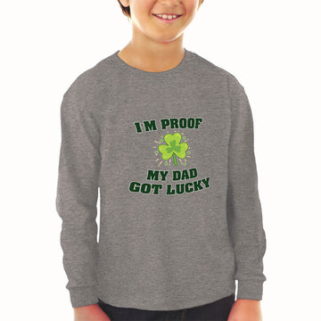 Baby Clothes I'M Proof My Dad Got Lucky Dad Father's Day Boy & Girl Clothes