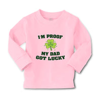 Baby Clothes I'M Proof My Dad Got Lucky Dad Father's Day Boy & Girl Clothes - Cute Rascals