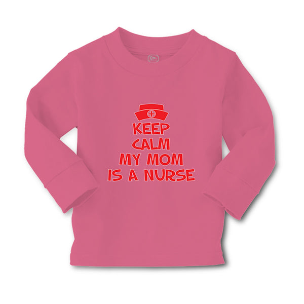 Baby Clothes Keep Calm My Mom Is A Nurse Mom Mothers Day Style A Cotton - Cute Rascals