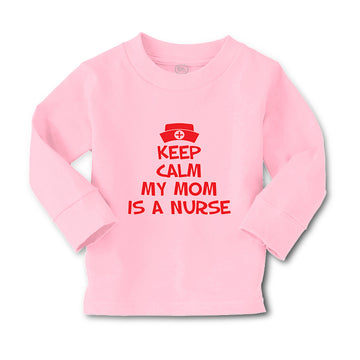 Baby Clothes Keep Calm My Mom Is A Nurse Mom Mothers Day Style A Cotton