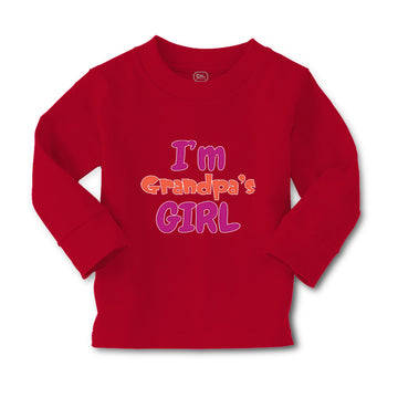 Baby Clothes I'M Grandpa's Girl Grandmother Grandma Boy & Girl Clothes Cotton