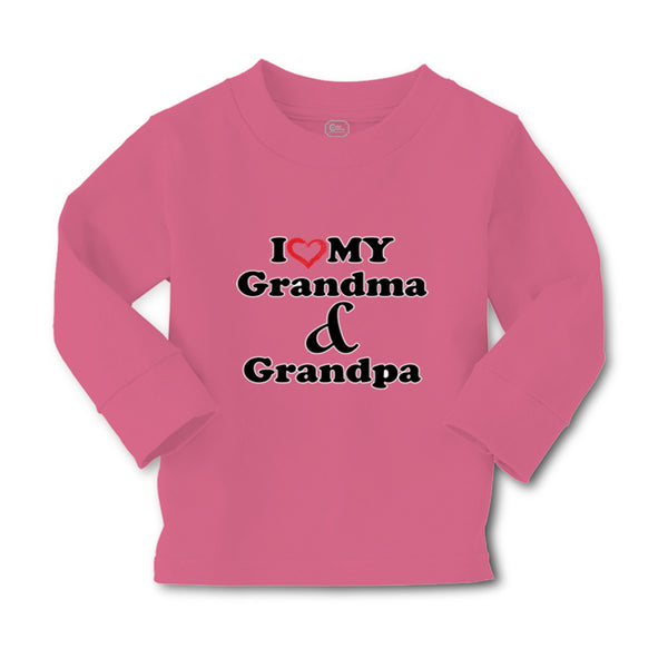 Baby Clothes I Love My Grandma and Grandpa Grandparents B Boy & Girl Clothes - Cute Rascals