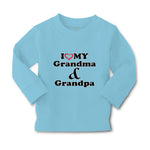 Baby Clothes I Love My Grandma and Grandpa Grandparents B Boy & Girl Clothes - Cute Rascals