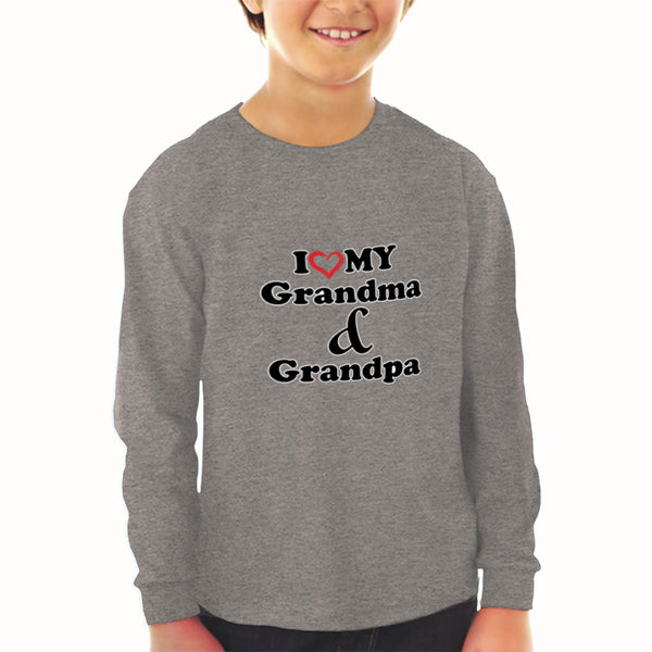 Baby Clothes I Love My Grandma and Grandpa Grandparents B Boy & Girl Clothes - Cute Rascals