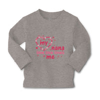 Baby Clothes My Nana Love Love Loves Me Grandmother Grandma Style D Cotton - Cute Rascals