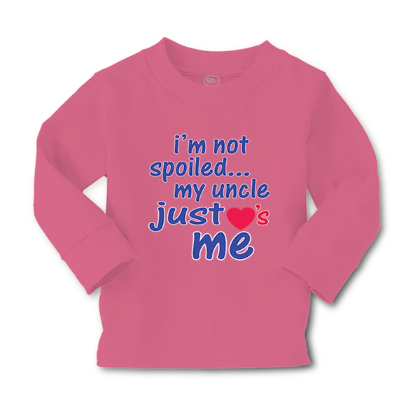 Baby Clothes I'M Not Spoiled My Uncle Just Loves Me Boy & Girl Clothes Cotton - Cute Rascals