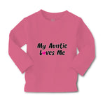 Baby Clothes My Auntie Loves Me Aunt Funny Style F Boy & Girl Clothes Cotton - Cute Rascals