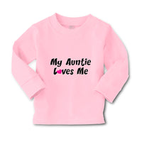 Baby Clothes My Auntie Loves Me Aunt Funny Style F Boy & Girl Clothes Cotton - Cute Rascals