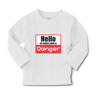 Baby Clothes Hello My Middle Name Is Danger Boy & Girl Clothes Cotton - Cute Rascals