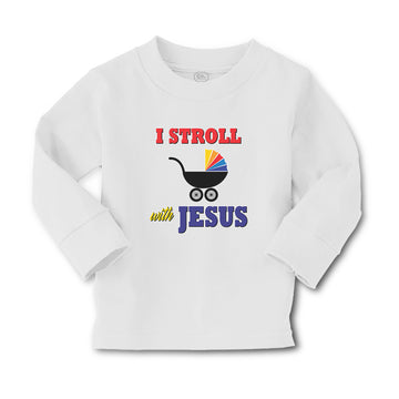 Baby Clothes I Stroll with Jesus Boy & Girl Clothes Cotton