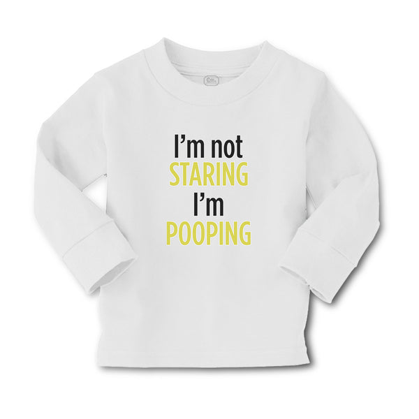 Baby Clothes I'M Not Staring I'M Pooping Boy & Girl Clothes Cotton - Cute Rascals