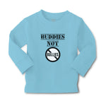 Baby Clothes Buddies Not Bullies Cautionary Sign Boy & Girl Clothes Cotton - Cute Rascals