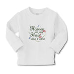 Baby Clothes Flower in My Hair Don'T Care Boy & Girl Clothes Cotton - Cute Rascals