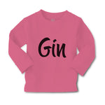Baby Clothes Gin Lettering Funny Quotes Boy & Girl Clothes Cotton - Cute Rascals