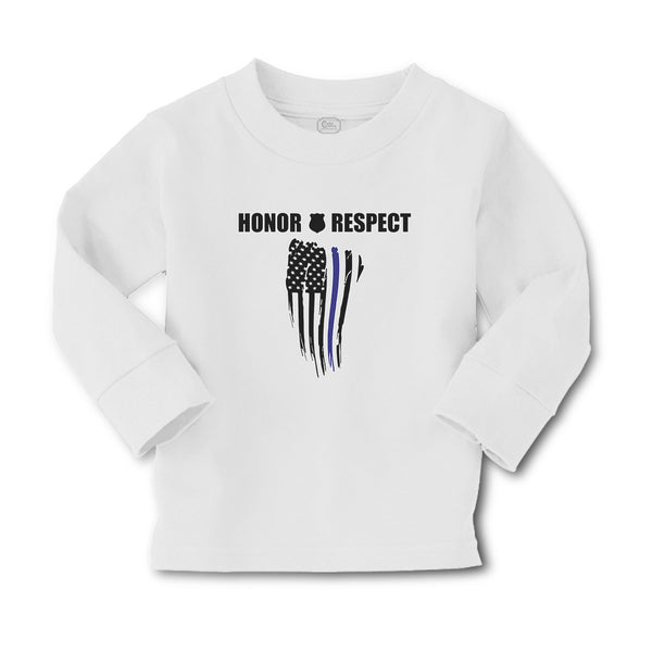 Baby Clothes Honor Respect An Police Flag Boy & Girl Clothes Cotton - Cute Rascals