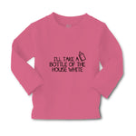 Baby Clothes I'Ll Take A Bottle of The House White Boy & Girl Clothes Cotton - Cute Rascals