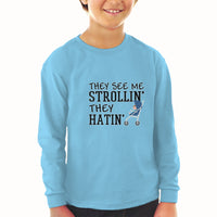 Baby Clothes They See Me Strollin. They Hatin. Boy & Girl Clothes Cotton - Cute Rascals