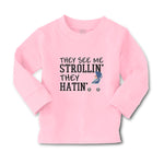 Baby Clothes They See Me Strollin. They Hatin. Boy & Girl Clothes Cotton - Cute Rascals