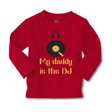 Baby Clothes My Daddy Is The Dj Dad Father's Day Funny Boy & Girl Clothes Cotton