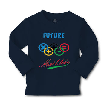 Baby Clothes Future Mathlete Math Geek Funny Boy & Girl Clothes Cotton