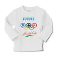 Baby Clothes Future Mathlete Math Geek Funny Boy & Girl Clothes Cotton