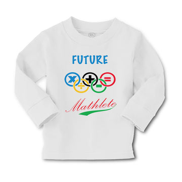 Baby Clothes Future Mathlete Math Geek Funny Boy & Girl Clothes Cotton