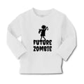 Baby Clothes Future Zombie Funny & Novelty Novelty Boy & Girl Clothes Cotton