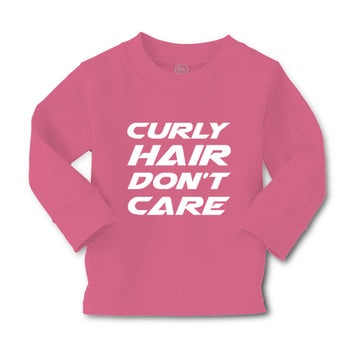 Baby Clothes Curly Hair Don'T Care Funny Humor Boy & Girl Clothes Cotton