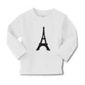 Baby Clothes Eiffel Tower Black Girly Others Boy & Girl Clothes Cotton