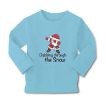 Baby Clothes Dabbing Through The Snow Santa Claus Position Boy & Girl Clothes - Cute Rascals