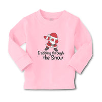 Baby Clothes Dabbing Through The Snow Santa Claus Position Boy & Girl Clothes - Cute Rascals