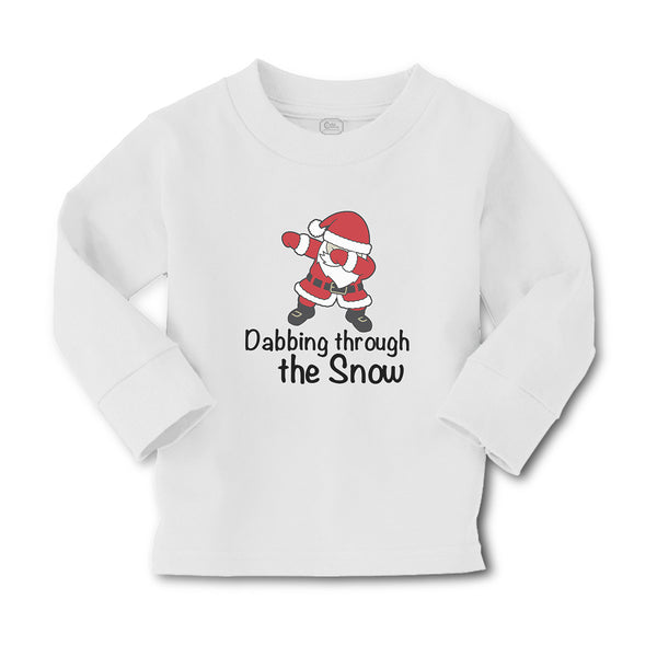 Baby Clothes Dabbing Through The Snow Santa Claus Position Boy & Girl Clothes - Cute Rascals